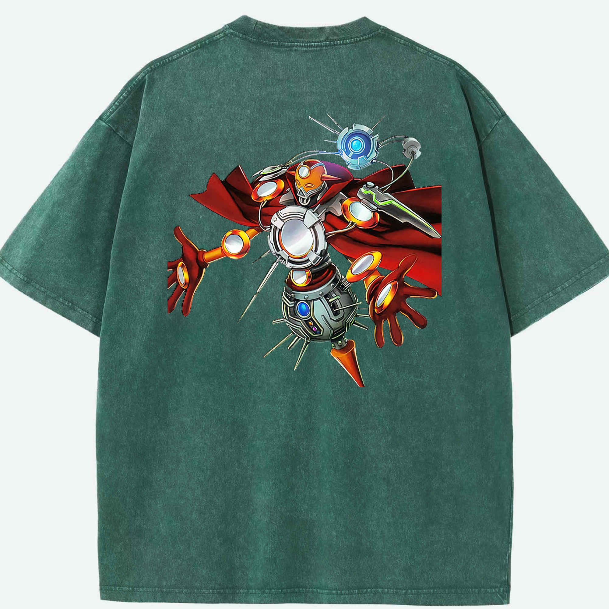 （画像用） 遊☆戯☆王 Yu-Gi-Oh! 綿100% ヴィンテージ風 半袖Tシャツ（背面プリント）